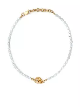 Браслет Link Up с жемчугом Otiumberg, золотой