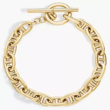 Браслет Mariner Link длиной 8 дюймов из 14-каратного желтого золота (8 мм) Blue Nile