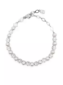 Браслет Matrix Tennis Swarovski, серебяный