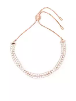 Браслет Matrix Tennis Swarovski, золотой