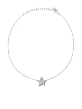 Браслет на ногу Stasia из белого золота с бриллиантами ALINKA, серый