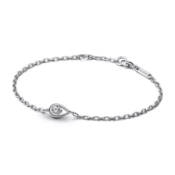 Браслет Pandora Infinite Lab-grown Diamond Chain Bracelet 0.25 carat tw Sterling Silver, стерлинговое серебро