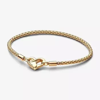 Браслет Pandora Moments Studded Chain, золото