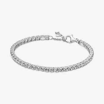 Браслет Pandora Sparkling Tennis, серебро