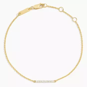 Браслет Petite Pav с бриллиантами (1/10 карата дважды) Brilliant Earth