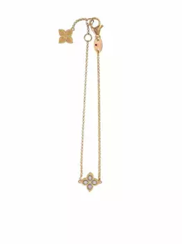 Браслет Princess Flower из желтого золота с бриллиантами Roberto Coin, золотой