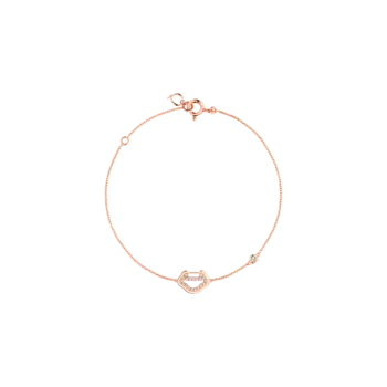 Браслет Qeelin Petite Yu yi из розового золота с бриллиантами