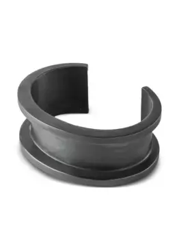 Браслет Reduced Crescent Channel Parts of Four, серебяный