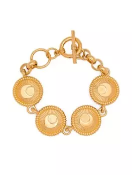 Браслет Regenerated Buttons Statement Marine Serre, золотой