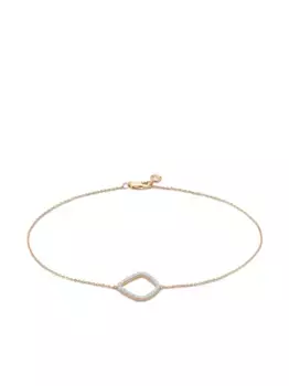 Браслет Riva Kite из желтого золота с бриллиантами Monica Vinader, золотой