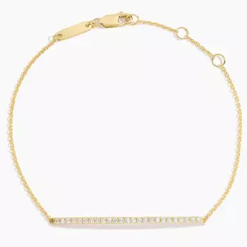 Браслет с бриллиантовым паве (1/4 карата по два раза) Brilliant Earth