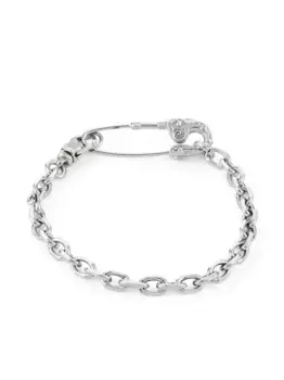 Браслет с булавкой Emanuele Bicocchi, серебяный