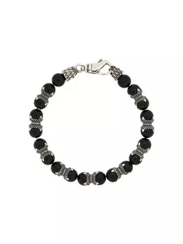 Браслет с бусинами Emanuele Bicocchi, черный