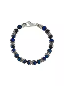Браслет с бусинами Emanuele Bicocchi, синий