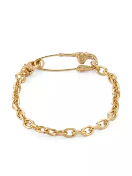 Браслет с декором baroque Emanuele Bicocchi, золотой