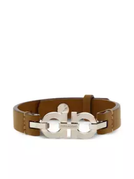 Браслет с декором Gancini Ferragamo, серебяный