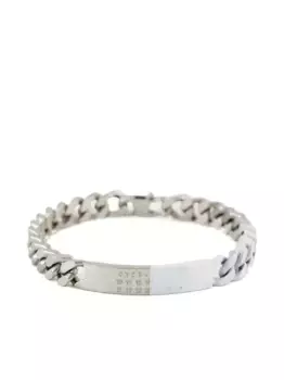 Браслет с декором Numbers MM6 Maison Margiela, серебяный