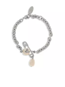 Браслет с деталями в виде шара Vivienne Westwood, серебряный