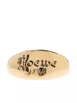 Браслет с гравированным логотипом LOEWE, золотой