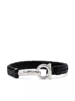 Браслет с карабином Ferragamo, серебяный