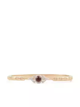 Браслет с кристаллами и гравировкой MAISON MARGIELA, золотой