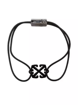Браслет с логотипом Arrow OFF-WHITE, черный