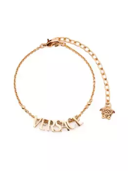 Браслет с логотипом VERSACE, золотой