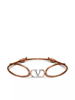 Браслет с логотипом VLogo Signature VALENTINO GARAVANI, коричневый
