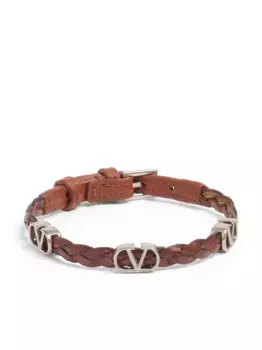 Браслет с логотипом VLogo Signature VALENTINO GARAVANI, коричневый