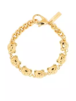 Браслет с подвесками Teddy Bear Moschino, золотой