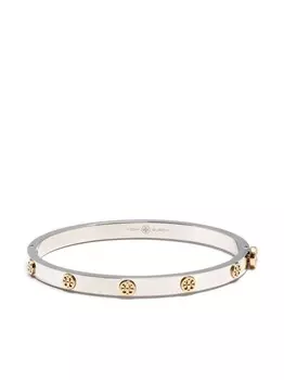 Браслет с шарниром Miller 5 мм Tory Burch, серебряный