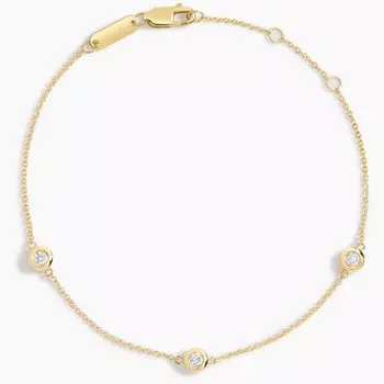 Браслет с тремя бриллиантами (1/6 карата) Brilliant Earth