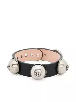 Браслет с заклепками Acne Studios, черный
