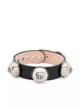 Браслет с заклепками Acne Studios, черный