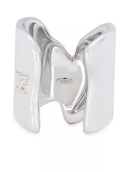 Браслет Schiava с тисненым логотипом Dolce & Gabbana, серебряный