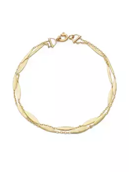 Браслет Seeds из 18-каратного желтого золота Sia Taylor, золотой