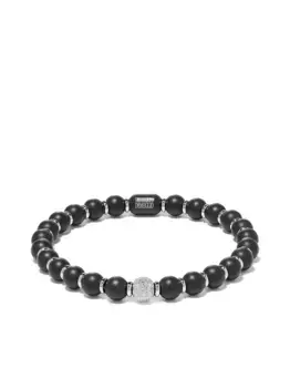 Браслет Sfera из белого золота с бриллиантами и черной керамикой ROBERTO DEMEGLIO, серебяный