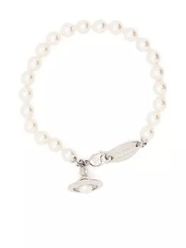 Браслет Simonetta с жемчугом Vivienne Westwood, нейтральный цвет