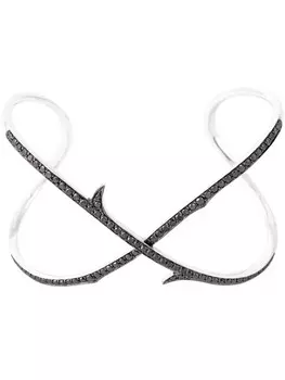 Браслет Stem Crossover из белого золота с бриллиантами Stephen Webster, металлик