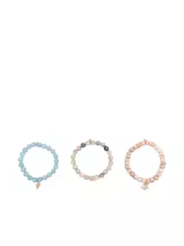 Браслет Stone Gemstone из желтого золота Sydney Evan, синий