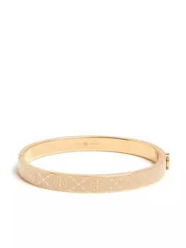 Браслет T Monogram Tory Burch, нейтральный цвет