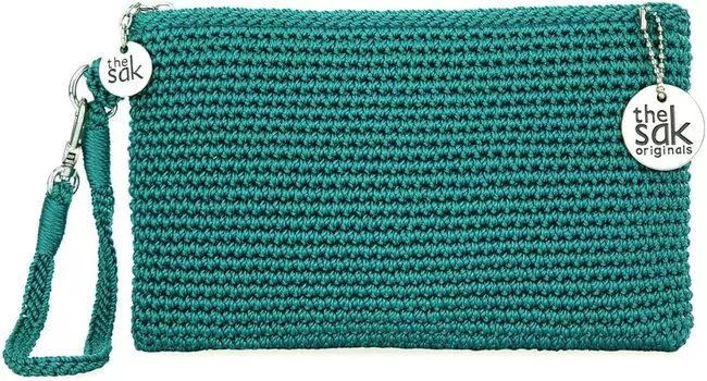 Браслет The Sak, связанный вручную крючком, лазурный