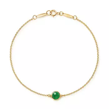 Браслет Tiffany & Co. Elsa Peretti Color by the Yard Green Jade, золото