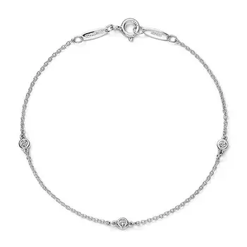 Браслет Tiffany & Co. Elsa Peretti Diamonds by the Yard, серебро