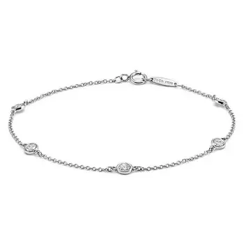 Браслет Tiffany & Co. Elsa Peretti Diamonds by the Yard, платина