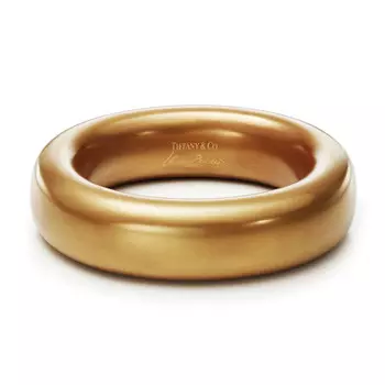 Браслет Tiffany & Co. Elsa Peretti Lacquer, золотой лак/японская твердая древесина