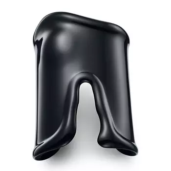 Браслет Tiffany & Co. Elsa Peretti Large Bone, медь с черным покрытием