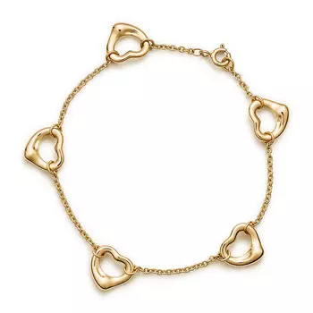 Браслет Tiffany & Co. Elsa Peretti Open Heart, золото