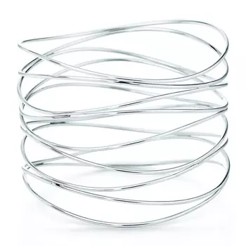 Браслет Tiffany & Co. Elsa Peretti Wave Nine-row, серебро