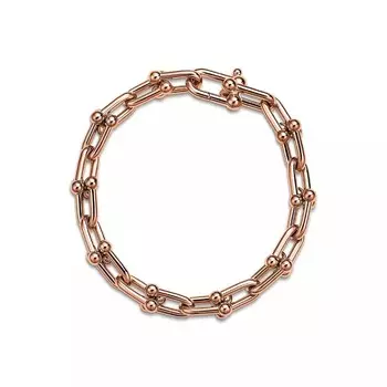 Браслет Tiffany & Co. Medium Link, розовое золото